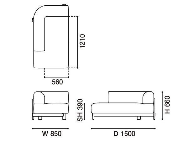 【カリモクニュースタンダード/KARIMOKU NEW STANDARD / GOODS】のELEPHANT SOFA Chaise Longue / エレファントソファー シェーズロング インテリア・キッズ・メンズ・レディースファッション・服の通販 founy(ファニー) エレガント 上品 Elegant クッション Cushion, Throw Pillow シンプル Simple, Minimal スプリング Spring, Spring Collection フォーム Form ポケット Pocket, Pocket Detail リラックス Relax, Relaxed Fit ホーム・キャンプ・アウトドア・お取り寄せ Home Living / Home & Lifestyle / Camping Gear / Outdoor Camping 家具・インテリア Home Furniture & Interior. Stylish & Functional Living Spaces ソファー Couches & Sofas 「右肘」寸法図|ID: prp329100000003197 ipo3291000000036854813