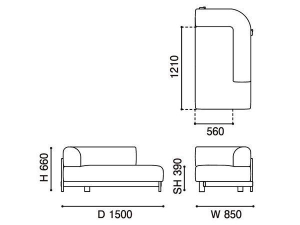 【カリモクニュースタンダード/KARIMOKU NEW STANDARD / GOODS】のELEPHANT SOFA Chaise Longue / エレファントソファー シェーズロング インテリア・キッズ・メンズ・レディースファッション・服の通販 founy(ファニー) エレガント 上品 Elegant クッション Cushion, Throw Pillow シンプル Simple, Minimal スプリング Spring, Spring Collection フォーム Form ポケット Pocket, Pocket Detail リラックス Relax, Relaxed Fit ホーム・キャンプ・アウトドア・お取り寄せ Home Living / Home & Lifestyle / Camping Gear / Outdoor Camping 家具・インテリア Home Furniture & Interior. Stylish & Functional Living Spaces ソファー Couches & Sofas 「左肘」寸法図|ID: prp329100000003197 ipo3291000000036854814