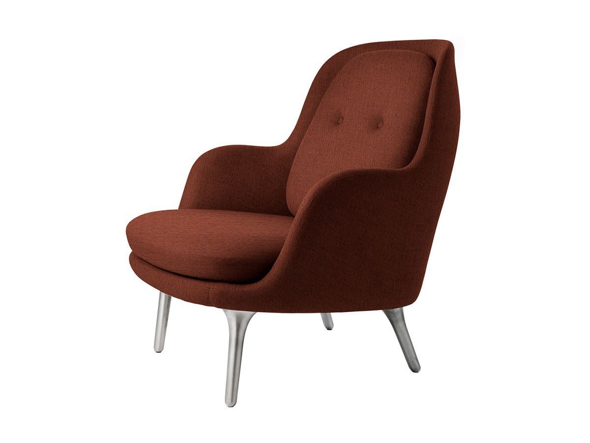【フリッツ ハンセン/FRITZ HANSEN / GOODS】のFRI / フリチェア ラウンジチェア サテン仕上げアルミ製レッグ JH4 人気、トレンドファッション・服の通販 founy(ファニー) 　サテン　Satin, Glossy Fabric　シンプル　Simple, Minimal　ファブリック　Fabric, Textile　おすすめ　Recommended / Our Picks　ホーム・キャンプ・アウトドア・お取り寄せ　Home Living / Home & Lifestyle / Camping Gear / Outdoor Camping　家具・インテリア　Home Furniture & Interior. Stylish & Functional Living Spaces　チェア・椅子　Seating & Chairs　ラウンジチェア・リクライナー　Lounge Chairs / Recliners　other-3|ID: prp329100000003314 ipo3291000000031549124