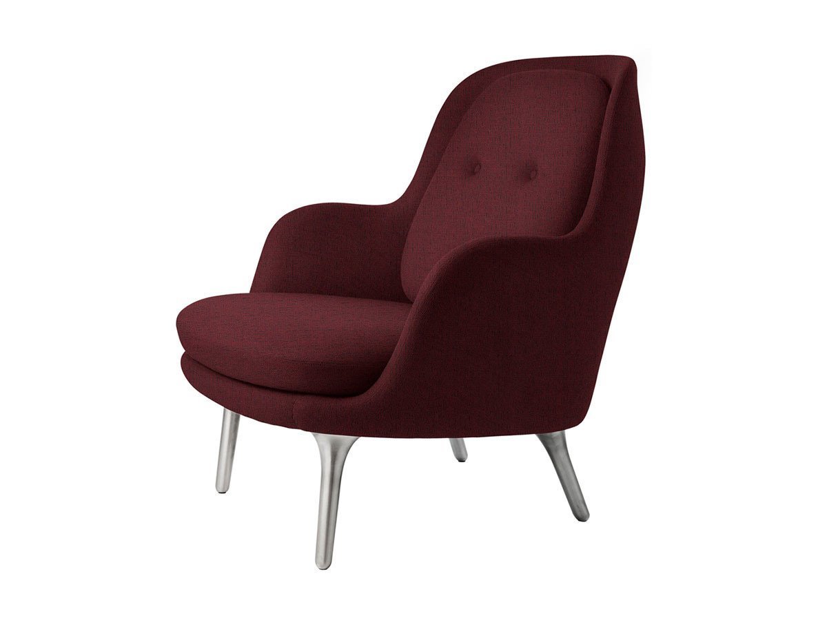 【フリッツ ハンセン/FRITZ HANSEN / GOODS】のFRI / フリチェア ラウンジチェア サテン仕上げアルミ製レッグ JH4 人気、トレンドファッション・服の通販 founy(ファニー) 　サテン　Satin, Glossy Fabric　シンプル　Simple, Minimal　ファブリック　Fabric, Textile　おすすめ　Recommended / Our Picks　ホーム・キャンプ・アウトドア・お取り寄せ　Home Living / Home & Lifestyle / Camping Gear / Outdoor Camping　家具・インテリア　Home Furniture & Interior. Stylish & Functional Living Spaces　チェア・椅子　Seating & Chairs　ラウンジチェア・リクライナー　Lounge Chairs / Recliners　other-4|ID: prp329100000003314 ipo3291000000031549125