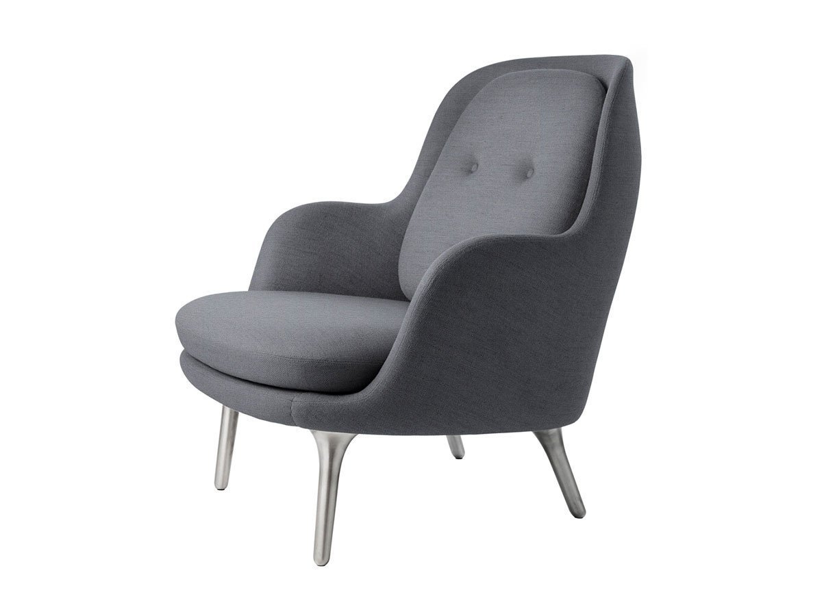 【フリッツ ハンセン/FRITZ HANSEN / GOODS】のFRI / フリチェア ラウンジチェア サテン仕上げアルミ製レッグ JH4 人気、トレンドファッション・服の通販 founy(ファニー) 　サテン　Satin, Glossy Fabric　シンプル　Simple, Minimal　ファブリック　Fabric, Textile　おすすめ　Recommended / Our Picks　ホーム・キャンプ・アウトドア・お取り寄せ　Home Living / Home & Lifestyle / Camping Gear / Outdoor Camping　家具・インテリア　Home Furniture & Interior. Stylish & Functional Living Spaces　チェア・椅子　Seating & Chairs　ラウンジチェア・リクライナー　Lounge Chairs / Recliners　other-6|ID: prp329100000003314 ipo3291000000031549130