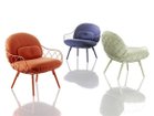 【マジス/MAGIS / GOODS】のPINA Low Chair / ピーニャ ローチェア 塗装脚 左から、コーラルレッド、ブルー、グリーン|ID:prp329100000003323