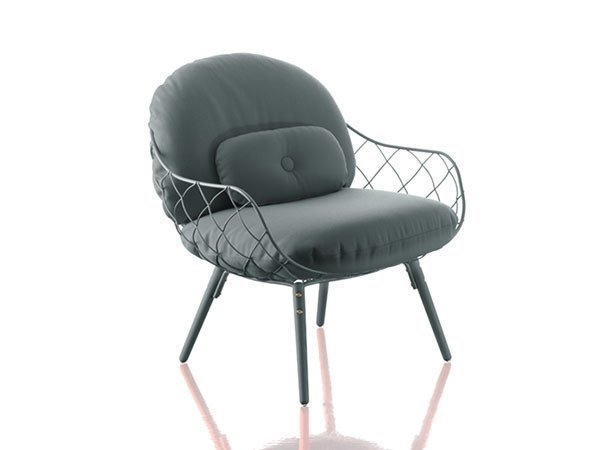 【マジス/MAGIS / GOODS】のPINA Low Chair / ピーニャ ローチェア 塗装脚(クヴァドラ スティールカット) 人気、トレンドファッション・服の通販 founy(ファニー) 　クッション　Cushion　ファブリック　Fabric　フレーム　Flame　ワイヤー　Wire　送料無料　Free Shipping　ホーム・キャンプ・アウトドア・お取り寄せ　Home,Garden,Outdoor,Camping Gear　家具・インテリア　Furniture　チェア・椅子　Chair　ラウンジチェア　Lounge Chair　ホーム・キャンプ・アウトドア・お取り寄せ　Home,Garden,Outdoor,Camping Gear　家具・インテリア　Furniture　チェア・椅子　Chair　ローチェア・座椅子　Low Chair/Seat Chair　other-6|ID: prp329100000003323 ipo3291000000031545507
