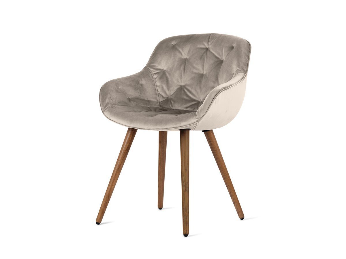 【カリガリス/Calligaris / GOODS】のIGLOO SOFT / イグルー ソフト CS/1841 インテリア・キッズ・メンズ・レディースファッション・服の通販 founy(ファニー) 　送料無料　Free Shipping　おすすめ　Recommended / Our Picks　クッション　Cushion, Throw Pillow　フォルム　Silhouette, Form　ベルベット　Velvet, Velvety　ラグジュアリー　Luxury, Elegant　ホーム・キャンプ・アウトドア・お取り寄せ　Home Living / Home & Lifestyle / Camping Gear / Outdoor Camping　家具・インテリア　Home Furniture & Interior. Stylish & Functional Living Spaces　チェア・椅子　Seating & Chairs　ダイニングチェア・木製チェア　Dining Chairs　シートS0F サンド、脚部P1GW カナレットウォールナット|ID: prp329100000003333 ipo3291000000034876664