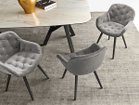 【カリガリス/Calligaris / GOODS】のIGLOO SOFT / イグルー ソフト CS/1841 大人の最旬トレンドファッション＆コーディネート founy(ファウニー) 送料無料 Free Shipping おすすめ Recommended / Our Picks クッション Cushion, Throw Pillow フォルム Silhouette, Form ベルベット Velvet, Velvety ラグジュアリー Luxury, Elegant ホーム・キャンプ・アウトドア・お取り寄せ Home Living / Home & Lifestyle / Camping Gear / Outdoor Camping 家具・インテリア Home Furniture & Interior. Stylish & Functional Living Spaces チェア・椅子 Seating & Chairs ダイニングチェア・木製チェア Dining Chairs thumbnail シートS0L アッシュグレイ、脚部P15L マットブラック|ID: prp329100000003333 ipo3291000000037067549
