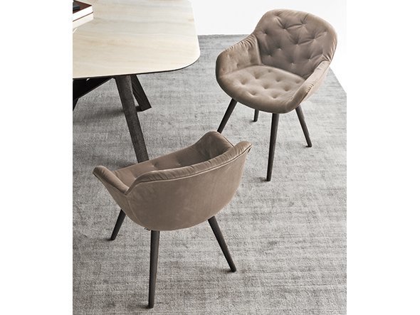 【カリガリス/Calligaris / GOODS】のIGLOO SOFT / イグルー ソフト CS/1841 インテリア・キッズ・メンズ・レディースファッション・服の通販 founy(ファウニー) 　送料無料　Free Shipping　おすすめ　Recommended / Our Picks　クッション　Cushion, Throw Pillow　フォルム　Silhouette, Form　ベルベット　Velvet, Velvety　ラグジュアリー　Luxury, Elegant　ホーム・キャンプ・アウトドア・お取り寄せ　Home Living / Home & Lifestyle / Camping Gear / Outdoor Camping　家具・インテリア　Home Furniture & Interior. Stylish & Functional Living Spaces　チェア・椅子　Seating & Chairs　ダイニングチェア・木製チェア　Dining Chairs　シートカラー「S0F サンド」参考イメージ|ID: prp329100000003333 ipo3291000000037067551