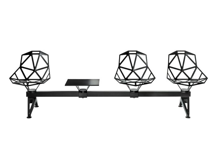 【マジス/MAGIS / GOODS】のCHAIR ONE PUBLIC SEATING SYSTEM 2 / チェア ワン パブリックシーティングシステム2 3シート + ミニテーブル + 4シートベース インテリア・キッズ・メンズ・レディースファッション・服の通販 founy(ファニー) https://founy.com/ テーブル Table |ID: prp329100000003338 ipo3291000000030180705