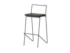 【杉山製作所/Sugiyama Seisakusho / GOODS】のfelice counter chair / フェリーチェ カウンターチェア 張地:牛革 AGBL エージングレザー黒(Bランク)、フレームサンドダークグレー、サイズ:座面高73|ID: prp329100000003437 ipo3291000000033499517