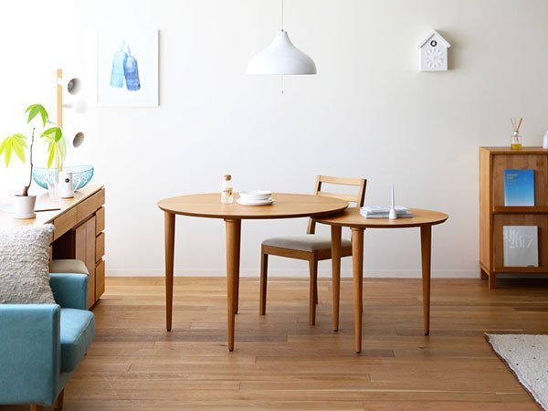 【高野木工/TAKANO MOKKOU / GOODS】のBALLOON DINING TABLE / バルーン ダイニングテーブル 人気、トレンドファッション・服の通販 founy(ファニー) 　コンパクト　Compact　テーブル　Table　バルーン　Balloon　ラウンド　Round　送料無料　Free Shipping　ホーム・キャンプ・アウトドア・お取り寄せ　Home,Garden,Outdoor,Camping Gear　家具・インテリア　Home Furniture & Interior. Stylish & Functional Living Spaces　テーブル　Table　ダイニングテーブル　Dining Table　other-3|ID: prp329100000003466 ipo3291000000031531542