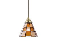 【フライミー ファクトリー/FLYMEe Factory / GOODS】のCUSTOM SERIES Basic Pendant Light × Stained Glass Checker / カスタムシリーズ ベーシックペンダントライト(口金E17) × ステンドグラス(チェッカー) 人気、トレンドファッション・服の通販 founy(ファニー) 送料無料 Free Shipping イエロー Yellow オレンジ Orange ハンド Hand ベーシック Basic ホーム・キャンプ・アウトドア・お取り寄せ Home,Garden,Outdoor,Camping Gear 家具・インテリア Furniture ライト・照明 Lighting & Light Fixtures ペンダントライト Pendant Light |ID:prp329100000003503