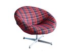 【スウィッチ/SWITCH / GOODS】のSpace Chair 1P / スペース 1人掛けチェア 張地:F-40 ガルボ タータンレッド(Tシリーズ)|ID: prp329100000003550 ipo3291000000037067592