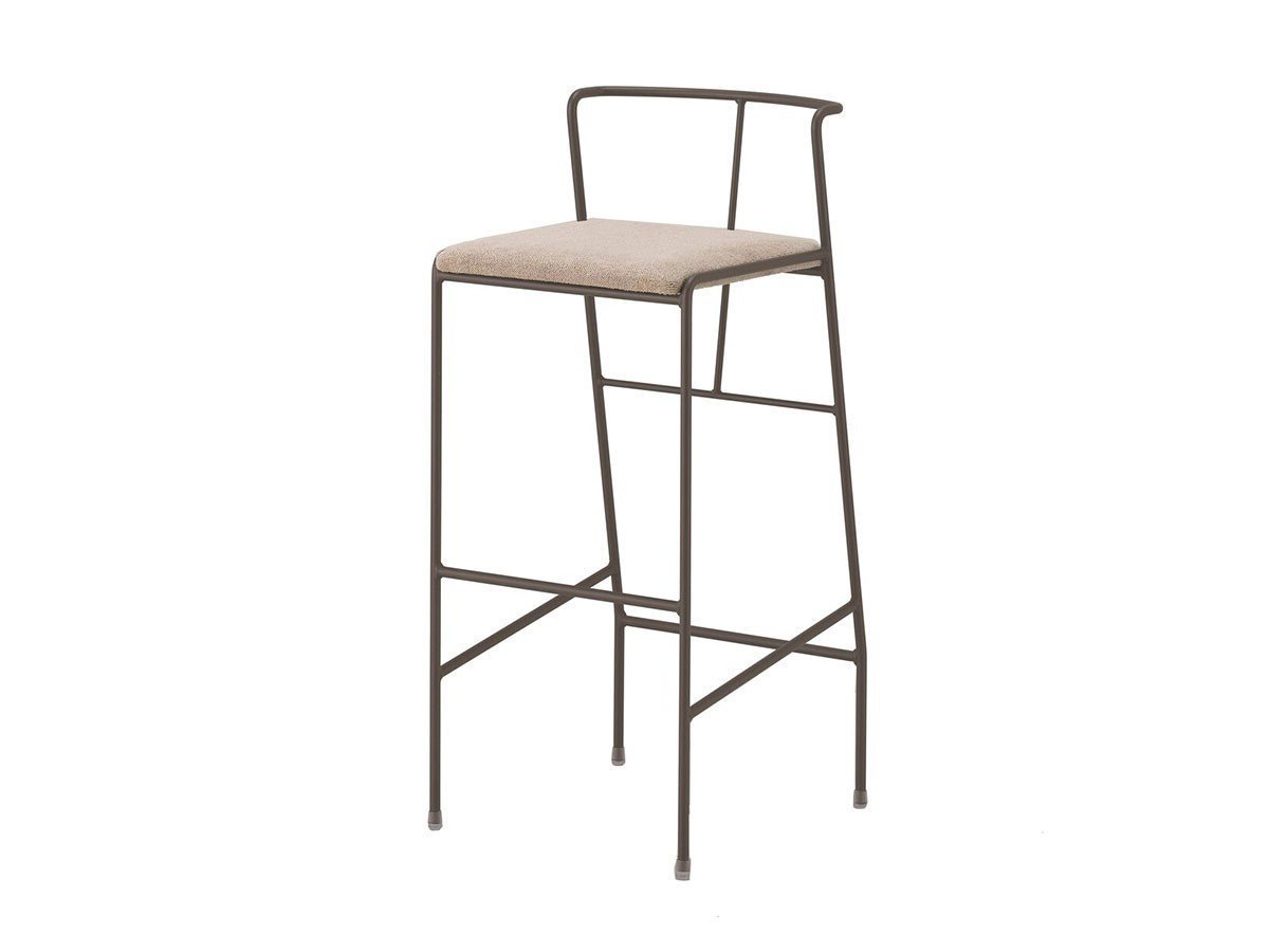 【杉山製作所/Sugiyama Seisakusho / GOODS】のCroce Counter Chair / クローチェ カウンターチェア インテリア・キッズ・メンズ・レディースファッション・服の通販 founy(ファニー) 　送料無料　Free Shipping　フレーム　Frame, Outline　ホーム・キャンプ・アウトドア・お取り寄せ　Home Living / Home & Lifestyle / Camping Gear / Outdoor Camping　家具・インテリア　Home Furniture & Interior. Stylish & Functional Living Spaces　チェア・椅子　Seating & Chairs　カウンターチェア・ハイチェア　Bar Stools / High Stools　張地:カノア KGRG グレージュ(Aランク)、フレームサンドダークグレー、サイズ:座面高72cm|ID: prp329100000003578 ipo3291000000034595310