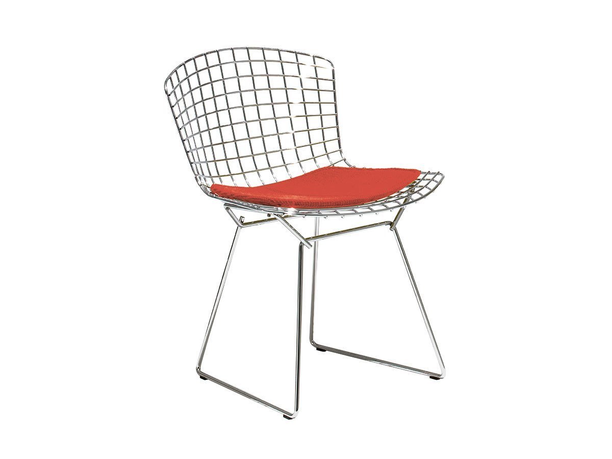【ノル/Knoll / GOODS】のBertoia Collection Side Chair with Seat Pad / ベルトイア コレクション サイドチェア(シードパッド付) 人気、トレンドファッション・服の通販 founy(ファニー) 　コレクション　Collection, Seasonal Line　スタイリッシュ　Stylish, Fashionable　フレーム　Frame, Outline　モダン　Modern, Contemporary　ワイヤー　Wire, Wired Bra　送料無料　Free Shipping　ホーム・キャンプ・アウトドア・お取り寄せ　Home Living / Home & Lifestyle / Camping Gear / Outdoor Camping　家具・インテリア　Home Furniture & Interior. Stylish & Functional Living Spaces　チェア・椅子　Seating & Chairs　ダイニングチェア・木製チェア　Dining Chairs　 other-1|ID: prp329100000003580 ipo3291000000036836921