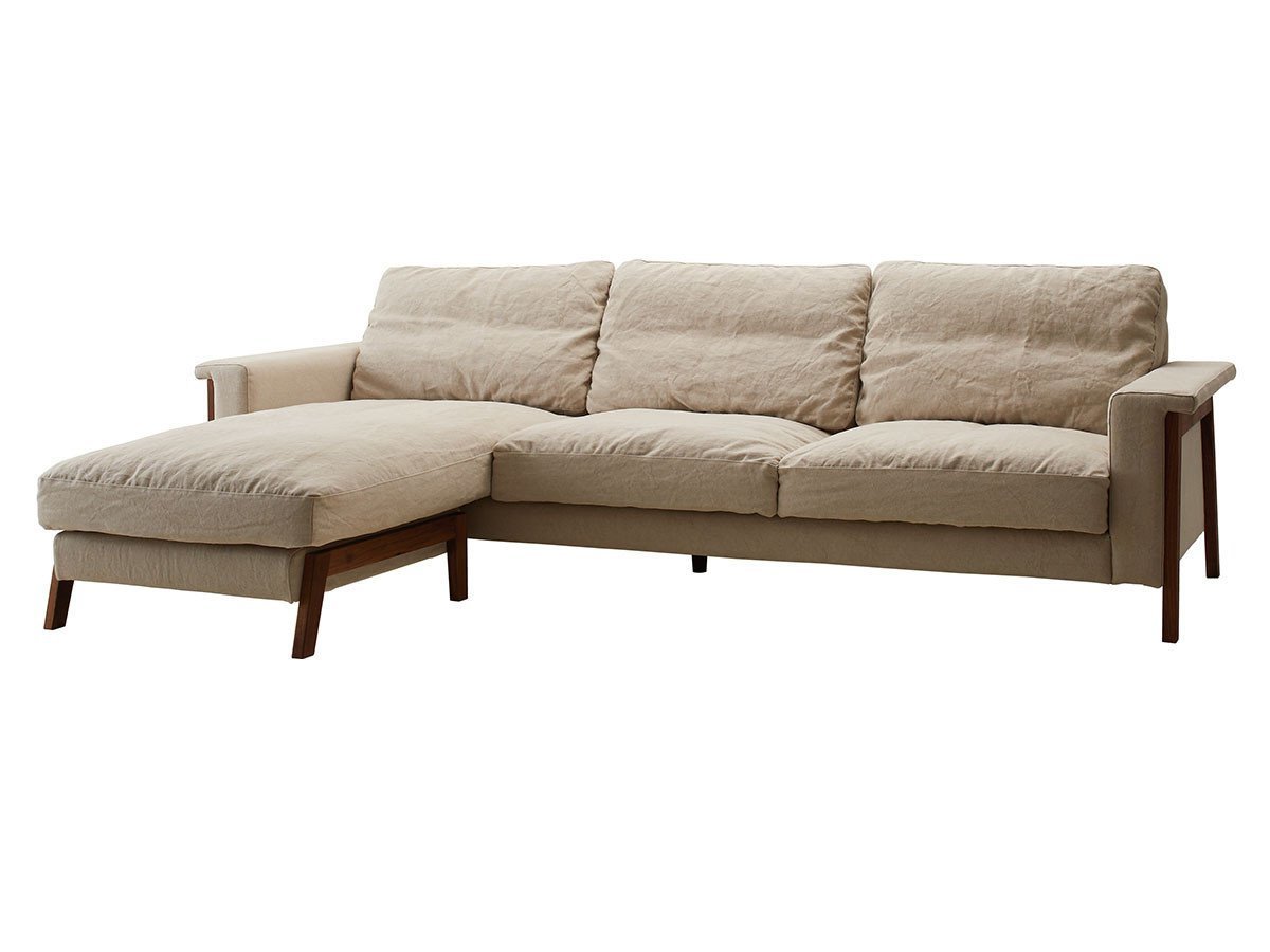 【スウィッチ/SWITCH / GOODS】のCloud Chaise longue sofa 3P / クラウド シェーズロングソファ 3人掛け インテリア・キッズ・メンズ・レディースファッション・服の通販 founy(ファニー) 　クッション　Cushion　セパレート　Separate　テーブル　Table　フレーム　Flame　リラックス　Relax　ホーム・キャンプ・アウトドア・お取り寄せ　Home,Garden,Outdoor,Camping Gear　家具・インテリア　Furniture　ソファー　Sofa　カウチソファ　Couch Sofa　張地:F-44リネン(Iシリーズ)、オプション:なし|ID: prp329100000003636 ipo3291000000030198198