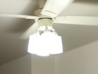 【フライミーパーラー/FLYMEe Parlor / GOODS】のCeiling Fan / シーリングファン #106046 シェードを下に向けたイメージ|ID: prp329100000003644 ipo3291000000030200827