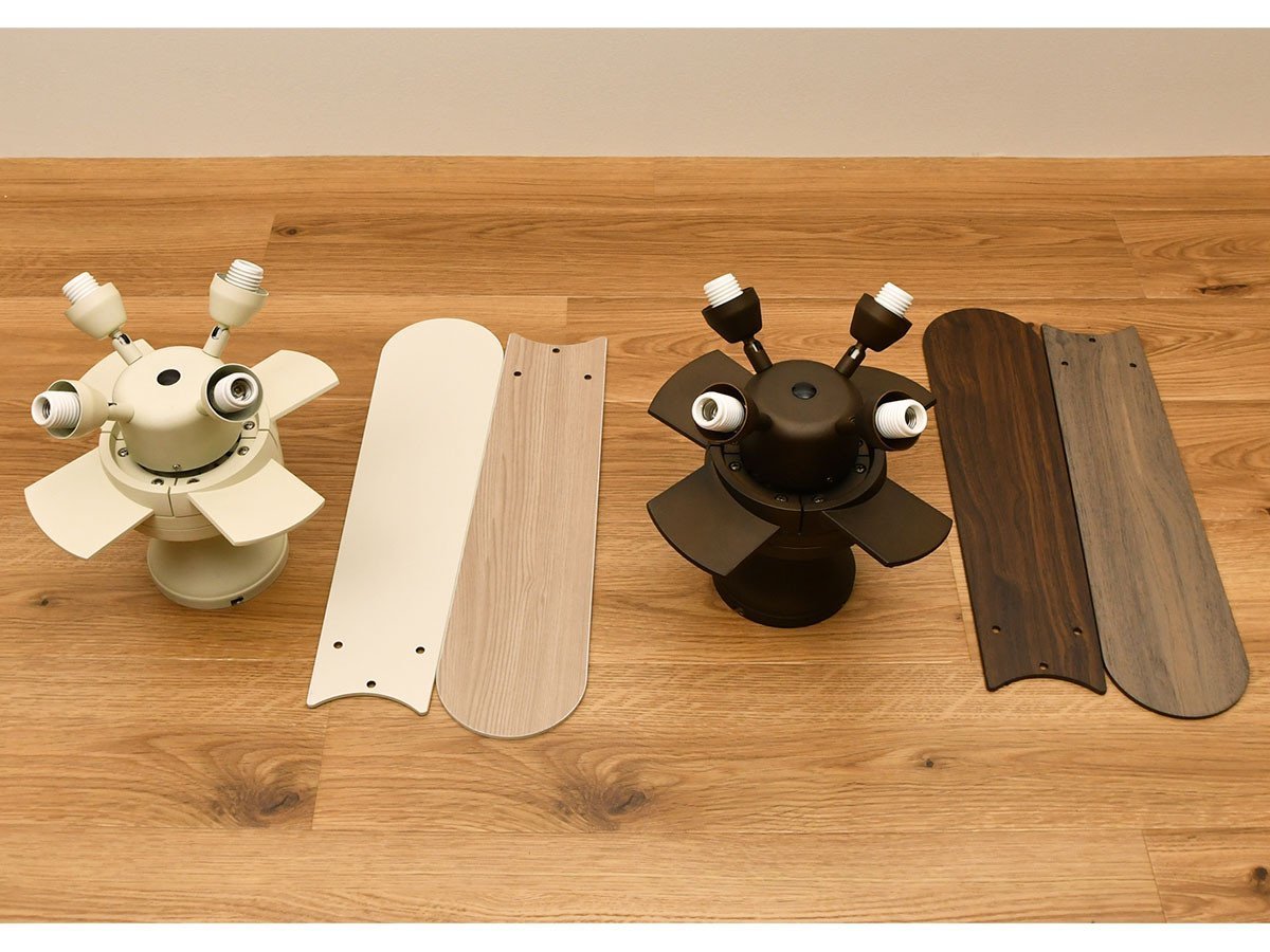 【フライミーパーラー/FLYMEe Parlor / GOODS】のCeiling Fan / シーリングファン #106046 インテリア・キッズ・メンズ・レディースファッション・服の通販 founy(ファニー) 　送料無料　Free Shipping　ガラス　Glass, Glassware　ブレード　Braid, Decorative Trim　リバーシブル　Reversible, Two-Sided　冬　Winter / This Winter　夏　Summer　ホーム・キャンプ・アウトドア・お取り寄せ　Home Living / Home & Lifestyle / Camping Gear / Outdoor Camping　家具・インテリア　Home Furniture & Interior. Stylish & Functional Living Spaces　ライト・照明　Lamps & Lighting Fixtures　木目調のブレードはリバーシブルになっているため、インテリアの雰囲気や床色や家具に合わせて2色から設定|ID: prp329100000003644 ipo3291000000030200833