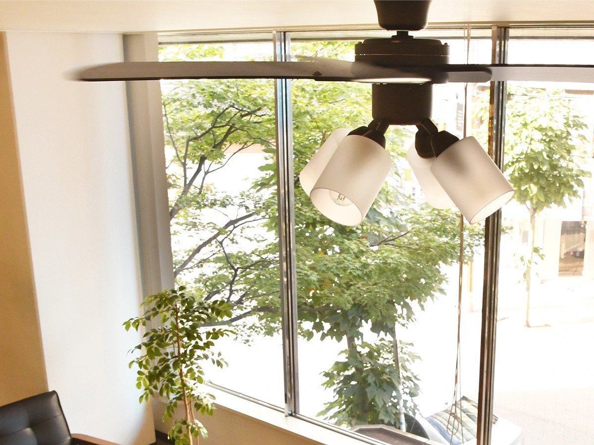 【フライミーパーラー/FLYMEe Parlor / GOODS】のCeiling Fan / シーリングファン #106046 人気、トレンドファッション・服の通販 founy(ファニー) 　送料無料　Free Shipping　ガラス　Glass, Glassware　ブレード　Braid, Decorative Trim　リバーシブル　Reversible, Two-Sided　冬　Winter / This Winter　夏　Summer　ホーム・キャンプ・アウトドア・お取り寄せ　Home Living / Home & Lifestyle / Camping Gear / Outdoor Camping　家具・インテリア　Home Furniture & Interior. Stylish & Functional Living Spaces　ライト・照明　Lamps & Lighting Fixtures　other-2|ID: prp329100000003644 ipo3291000000031544691