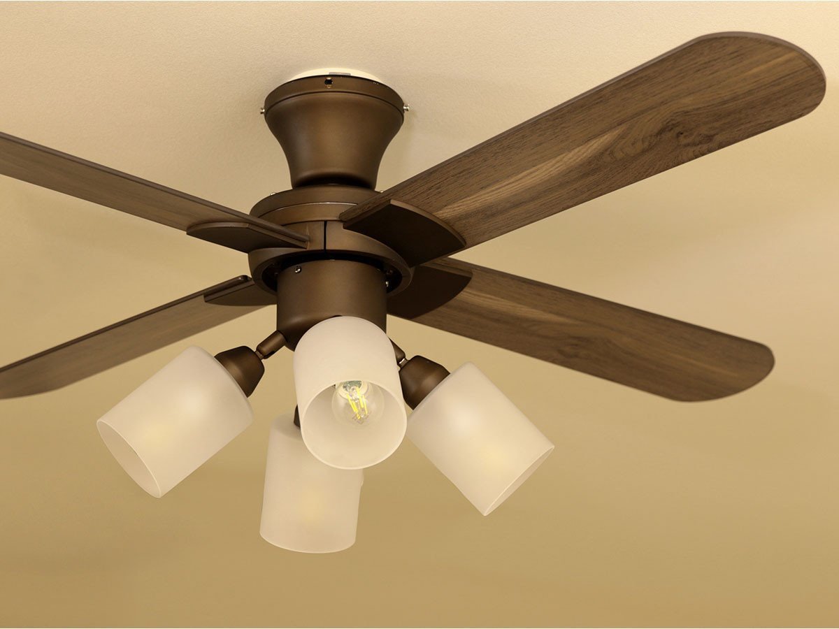 【フライミーパーラー/FLYMEe Parlor / GOODS】のCeiling Fan / シーリングファン #106046 人気、トレンドファッション・服の通販 founy(ファニー) 　送料無料　Free Shipping　ガラス　Glass, Glassware　ブレード　Braid, Decorative Trim　リバーシブル　Reversible, Two-Sided　冬　Winter / This Winter　夏　Summer　ホーム・キャンプ・アウトドア・お取り寄せ　Home Living / Home & Lifestyle / Camping Gear / Outdoor Camping　家具・インテリア　Home Furniture & Interior. Stylish & Functional Living Spaces　ライト・照明　Lamps & Lighting Fixtures　other-6|ID: prp329100000003644 ipo3291000000031544695