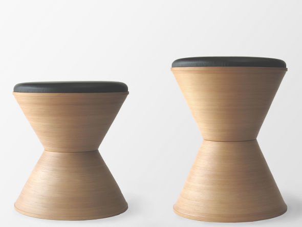 【ブナコ/BUNACO / GOODS】のStool / スツール IB-S317 (本体:キャラメルブラウン / 座:ライトブラウン合成皮革) インテリア・キッズ・メンズ・レディースファッション・服の通販 founy(ファニー) 　送料無料　Free Shipping　軽量　Lightweight, Ultra Light　ホーム・キャンプ・アウトドア・お取り寄せ　Home Living / Home & Lifestyle / Camping Gear / Outdoor Camping　家具・インテリア　Home Furniture & Interior. Stylish & Functional Living Spaces　チェア・椅子　Seating & Chairs　スツール・バースツール　Stools & Bar Stools　左:サイズ違いの「エントランススツール」、右:本商品|ID: prp329100000003663 ipo3291000000032350051