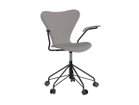 【フリッツ ハンセン/FRITZ HANSEN / GOODS】のSERIES 7 / セブンチェア フロントパディング アームチェア キャスター付き回転ベース 3217 張地:1121 ベージュ(クリスチャンハウン)、シェル:カラードアッシュ / ナイングレー、フレーム|ID: prp329100000003695 ipo3291000000030191954