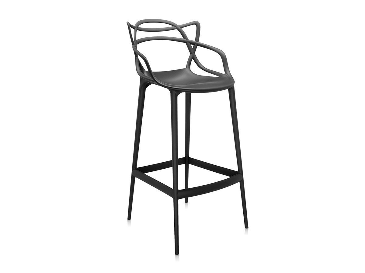 【カルテル/Kartell / GOODS】のMASTERS STOOL / マスターズスツール ハイ75 インテリア・キッズ・メンズ・レディースファッション・服の通販 founy(ファニー) 　送料無料　Free Shipping　アウトドア　Outdoor　チューリップ　Tulip　軽量　Lightweight　ブラック|ID: prp329100000003710 ipo3291000000030236258