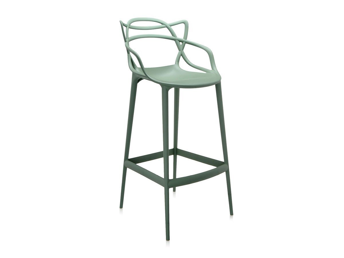 【カルテル/Kartell / GOODS】のMASTERS STOOL / マスターズスツール ハイ75 インテリア・キッズ・メンズ・レディースファッション・服の通販 founy(ファニー) 　送料無料　Free Shipping　アウトドア　Outdoor　チューリップ　Tulip　軽量　Lightweight　セージグリーン|ID: prp329100000003710 ipo3291000000030236271