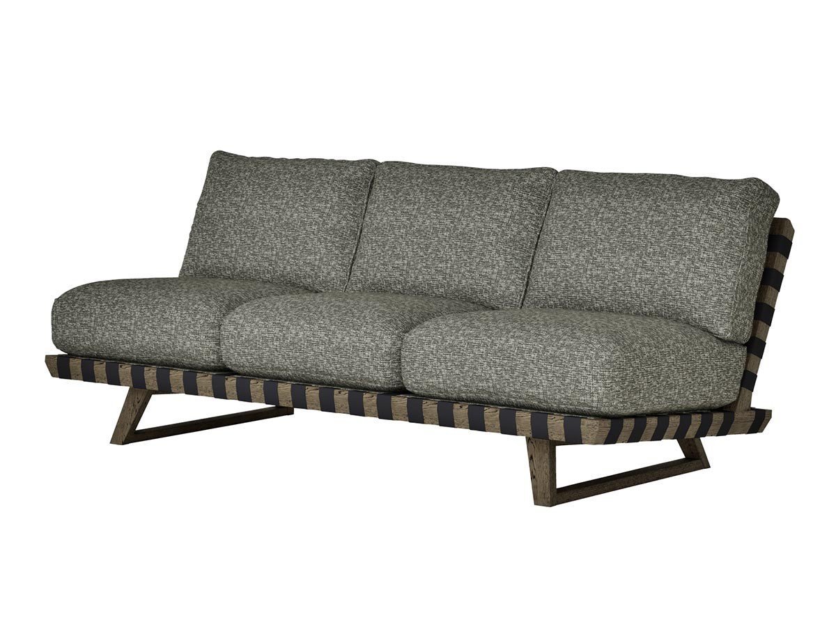 【アジム/AJIM / GOODS】のbalsa sofa 3p / バルサ ソファ 3人掛け インテリア・キッズ・メンズ・レディースファッション・服の通販 founy(ファニー) 　シンプル　Simple, Minimal　フレーム　Frame, Outline　リゾート　Resort, Vacation Style　ホーム・キャンプ・アウトドア・お取り寄せ　Home Living / Home & Lifestyle / Camping Gear / Outdoor Camping　家具・インテリア　Home Furniture & Interior. Stylish & Functional Living Spaces　ソファー　Couches & Sofas　張地:RV 5913(ランク 4)、フレーム:エボニー、テープ:ブラック|ID: prp329100000003722 ipo3291000000032686993