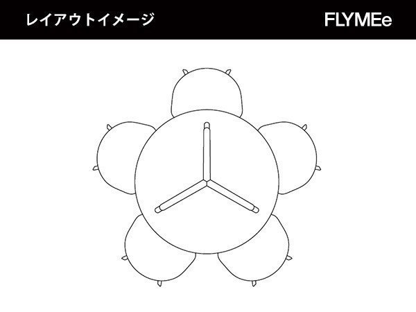 【ヘイ/HAY / GOODS】のCPH 20 ROUND / CPH 20 ラウンド 直径120cm インテリア・キッズ・メンズ・レディースファッション・服の通販 founy(ファニー) 　コレクション　Collection　シンプル　Simple　テーブル　Table　ラウンド　Round　ホーム・キャンプ・アウトドア・お取り寄せ　Home,Garden,Outdoor,Camping Gear　家具・インテリア　Furniture　テーブル　Table　ダイニングテーブル　Dining Table　ホーム・キャンプ・アウトドア・お取り寄せ　Home,Garden,Outdoor,Camping Gear　家具・インテリア　Furniture　テーブル　Table　カフェテーブル　Cafe Table　アームチェア(幅59cm)をレイアウトしたイメージ|ID: prp329100000003729 ipo3291000000030211278