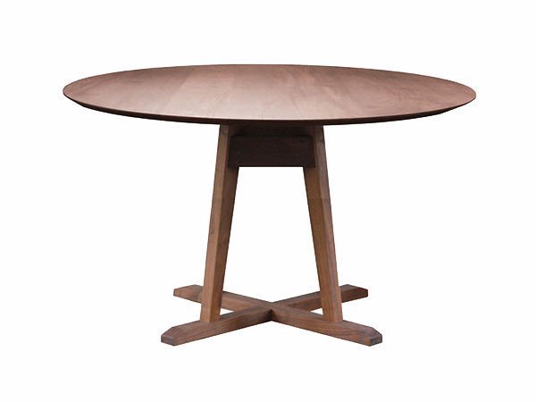 【リアルスタイル/REAL STYLE / GOODS】のLUNA dining table / ルナ ダイニングテーブル インテリア・キッズ・メンズ・レディースファッション・服の通販 founy(ファニー) 　テーブル　Table　ラウンド　Round　ホーム・キャンプ・アウトドア・お取り寄せ　Home,Garden,Outdoor,Camping Gear　家具・インテリア　Furniture　テーブル　Table　ダイニングテーブル　Dining Table　ウッド:ウォールナット、仕上:オイル仕上、サイズ:直径140cm|ID: prp329100000003730 ipo3291000000030245254