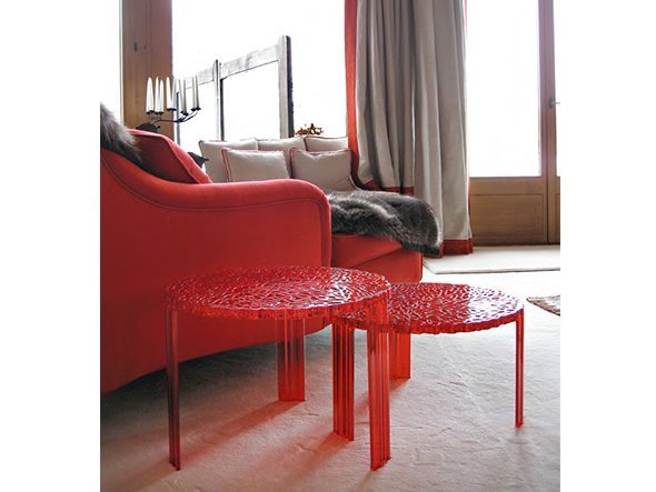 【カルテル/Kartell / GOODS】のT-TABLE / ティーテーブル ロー インテリア・キッズ・メンズ・レディースファッション・服の通販 founy(ファニー) 　送料無料　Free Shipping　エレガント 上品　Elegant　テーブル　Table, Dining Table　フェミニン　Feminine, Girly　ホーム・キャンプ・アウトドア・お取り寄せ　Home Living / Home & Lifestyle / Camping Gear / Outdoor Camping　家具・インテリア　Home Furniture & Interior. Stylish & Functional Living Spaces　テーブル　Dining, Coffee & Side Tables　ローテーブル・センターテーブル　Coffee & Center Tables　左:高さ36cm、右:本商品(高さ28cm)|ID: prp329100000003756 ipo3291000000036859865