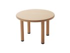 【フライミープティ/FLYMEe petit / GOODS】のKids Table / キッズテーブル ラウンド #6622 サイズ:直径60cm、天板ナチュラル、エッジ木目|ID:prp329100000003792