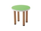 【フライミープティ/FLYMEe petit / GOODS】のKids Table / キッズテーブル ラウンド #6622 サイズ:直径45cm、天板グリーン、エッジホワイト|ID:prp329100000003792