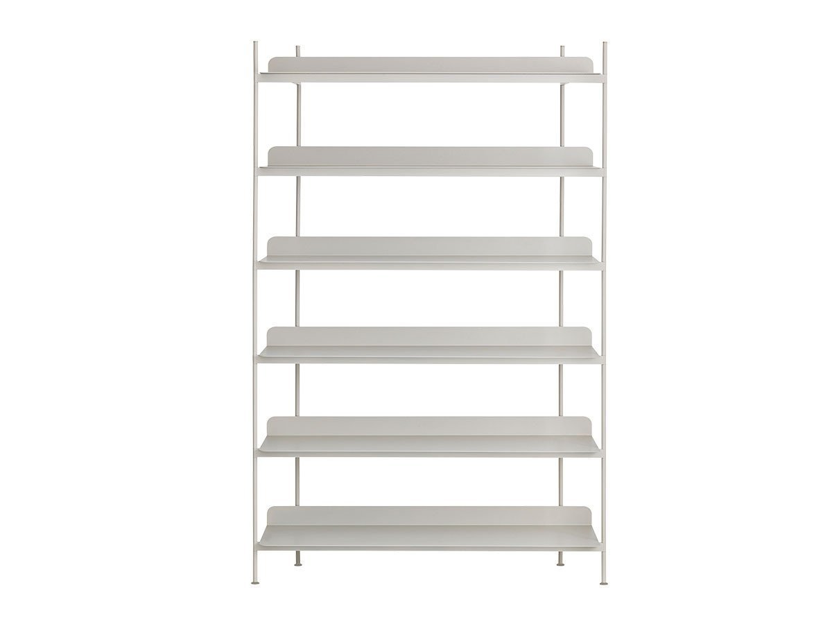 【ムート/MUUTO / GOODS】のCOMPILE SHELVING SYSTEM CONFIGURATION 4 / コンパイルシェルビングシステム コンフィグレーション 4 インテリア・キッズ・メンズ・レディースファッション・服の通販 founy(ファニー) 　送料無料　Free Shipping　スマート　Smart　モダン　Modern　ホーム・キャンプ・アウトドア・お取り寄せ　Home,Garden,Outdoor,Camping Gear　家具・インテリア　Furniture　収納家具・キャビネット　Storage Furniture　ラック・シェルフ　Rack Shelf　ホーム・キャンプ・アウトドア・お取り寄せ　Home,Garden,Outdoor,Camping Gear　家具・インテリア　Furniture　収納家具・キャビネット　Storage Furniture　本棚・マガジンラック　Bookshelf/Magazine Rack　グレー|ID: prp329100000003836 ipo3291000000007905420