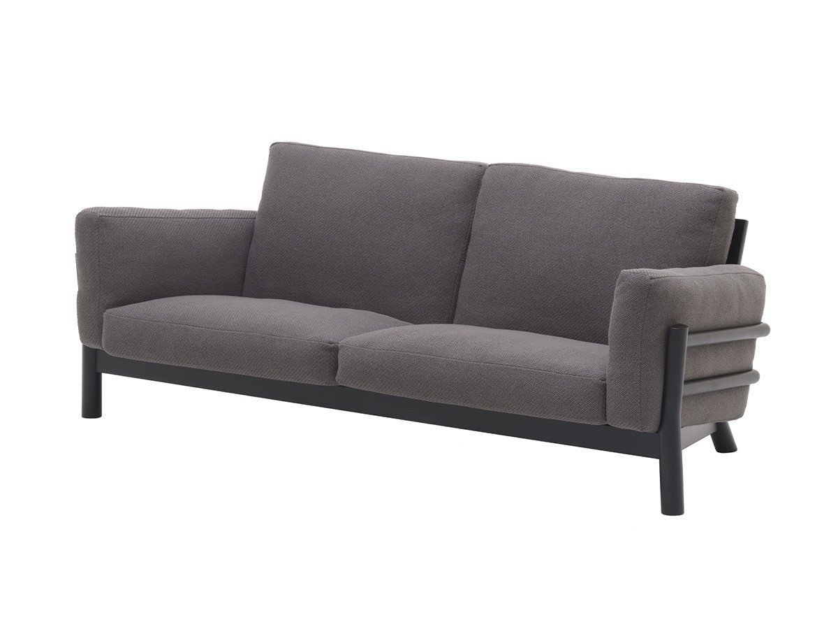 【カリモクニュースタンダード/KARIMOKU NEW STANDARD / GOODS】のCASTOR SOFA 3-SEATER / キャストールソファー 3人掛 インテリア・キッズ・メンズ・レディースファッション・服の通販 founy(ファニー) 　クッション　Cushion, Throw Pillow　コンパクト　Compact, Small Size　フェザー　Feather, Feather Detail　フォーム　Form　ホーム・キャンプ・アウトドア・お取り寄せ　Home Living / Home & Lifestyle / Camping Gear / Outdoor Camping　家具・インテリア　Home Furniture & Interior. Stylish & Functional Living Spaces　ソファー　Couches & Sofas　張地:B973 ウォームグレー(クヴァドラ・コーダ 2)、フレームブラック|ID: prp329100000003913 ipo3291000000030210998