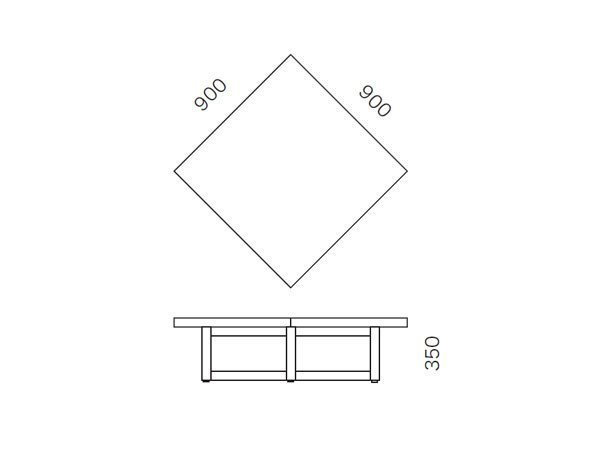 【リアルスタイル/REAL STYLE / GOODS】のBERDEN living table / バーデン リビングテーブル インテリア・キッズ・メンズ・レディースファッション・服の通販 founy(ファニー) 　テーブル　Table　バランス　Balance　ホーム・キャンプ・アウトドア・お取り寄せ　Home,Garden,Outdoor,Camping Gear　家具・インテリア　Furniture　テーブル　Table　ローテーブル・センターテーブル　Low Table/Center Table　寸法図(90 × 90cm)|ID: prp329100000003939 ipo3291000000030186367