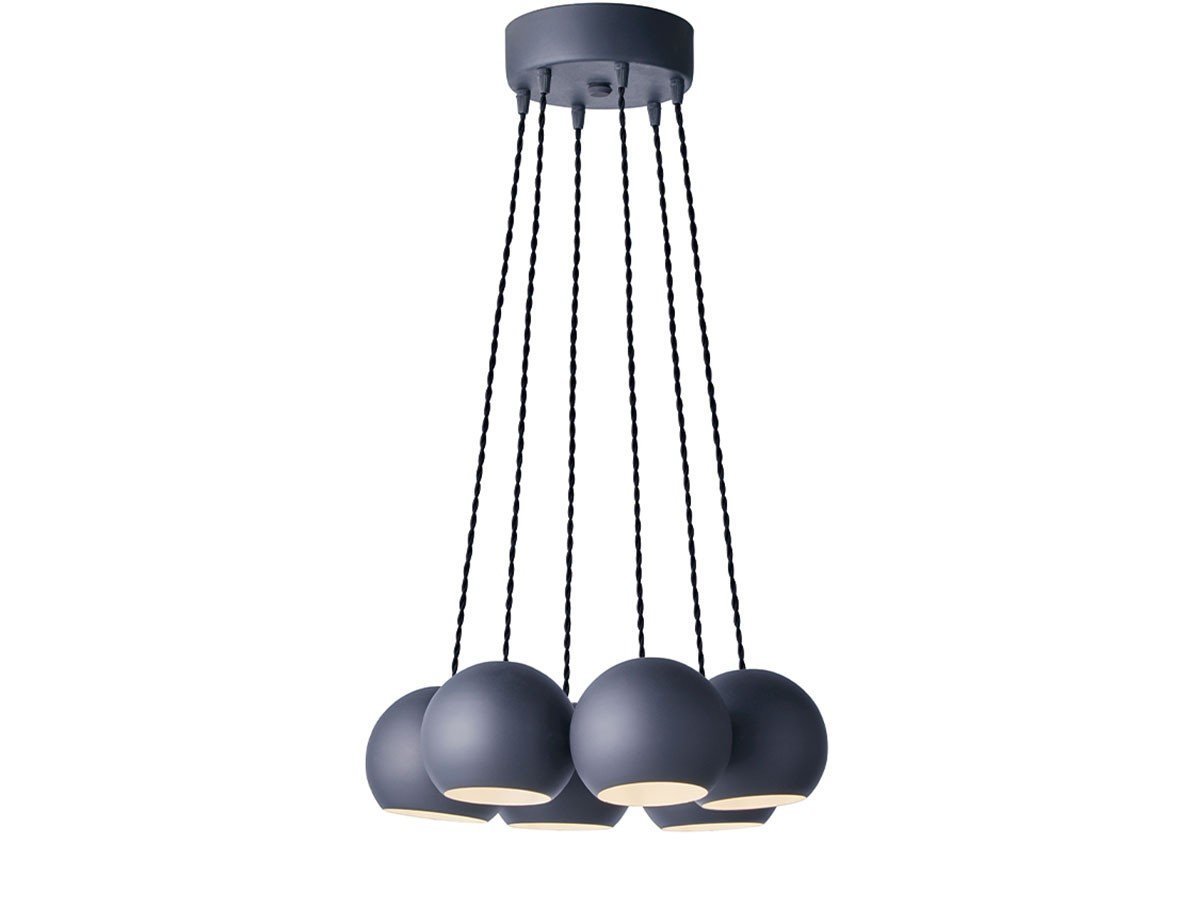 【フライミーパーラー/FLYMEe Parlor / GOODS】のPendant Light / 6灯ペンダントライト #100235 インテリア・キッズ・メンズ・レディースファッション・服の通販 founy(ファニー) 　送料無料　Free Shipping　トレンド　Trend, Trending Now　ランダム　Random, Irregular　ホーム・キャンプ・アウトドア・お取り寄せ　Home Living / Home & Lifestyle / Camping Gear / Outdoor Camping　家具・インテリア　Home Furniture & Interior. Stylish & Functional Living Spaces　ライト・照明　Lamps & Lighting Fixtures　ペンダントライト・吊り下げ照明　Pendant Light / Hanging Light Fixture　グレー|ID: prp329100000003945 ipo3291000000030189673
