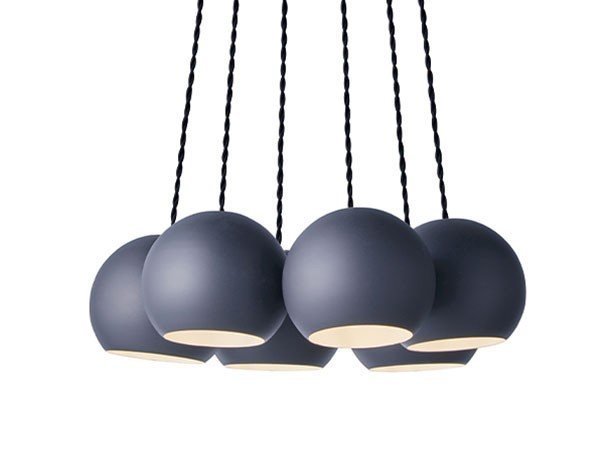 【フライミーパーラー/FLYMEe Parlor / GOODS】のPendant Light / 6灯ペンダントライト #100235 インテリア・キッズ・メンズ・レディースファッション・服の通販 founy(ファニー) 　送料無料　Free Shipping　トレンド　Trend, Trending Now　ランダム　Random, Irregular　ホーム・キャンプ・アウトドア・お取り寄せ　Home Living / Home & Lifestyle / Camping Gear / Outdoor Camping　家具・インテリア　Home Furniture & Interior. Stylish & Functional Living Spaces　ライト・照明　Lamps & Lighting Fixtures　ペンダントライト・吊り下げ照明　Pendant Light / Hanging Light Fixture　グレー|ID: prp329100000003945 ipo3291000000030189705
