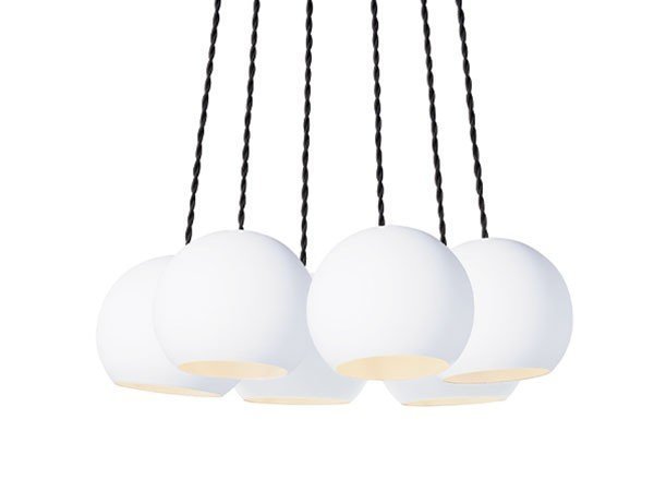 【フライミーパーラー/FLYMEe Parlor / GOODS】のPendant Light / 6灯ペンダントライト #100235 インテリア・キッズ・メンズ・レディースファッション・服の通販 founy(ファニー) 　送料無料　Free Shipping　トレンド　Trend, Trending Now　ランダム　Random, Irregular　ホーム・キャンプ・アウトドア・お取り寄せ　Home Living / Home & Lifestyle / Camping Gear / Outdoor Camping　家具・インテリア　Home Furniture & Interior. Stylish & Functional Living Spaces　ライト・照明　Lamps & Lighting Fixtures　ペンダントライト・吊り下げ照明　Pendant Light / Hanging Light Fixture　ホワイト|ID: prp329100000003945 ipo3291000000030189711