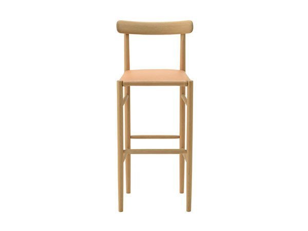 【ライトウッド/Lightwood / GOODS】のBar Stool High / バースツール ハイ 張座 インテリア・キッズ・メンズ・レディースファッション・服の通販 founy(ファニー) 　送料無料　Free Shipping　エレガント 上品　Elegant　コレクション　Collection, Seasonal Line　シンプル　Simple, Minimal　ファブリック　Fabric, Textile　フォルム　Silhouette, Form　ホーム・キャンプ・アウトドア・お取り寄せ　Home Living / Home & Lifestyle / Camping Gear / Outdoor Camping　家具・インテリア　Home Furniture & Interior. Stylish & Functional Living Spaces　チェア・椅子　Seating & Chairs　スツール・バースツール　Stools & Bar Stools　ホーム・キャンプ・アウトドア・お取り寄せ　Home Living / Home & Lifestyle / Camping Gear / Outdoor Camping　家具・インテリア　Home Furniture & Interior. Stylish & Functional Living Spaces　チェア・椅子　Seating & Chairs　カウンターチェア・ハイチェア　Bar Stools / High Stools　張地:leather L-1(#5006 ヌメ革)|ID: prp329100000003965 ipo3291000000030222697