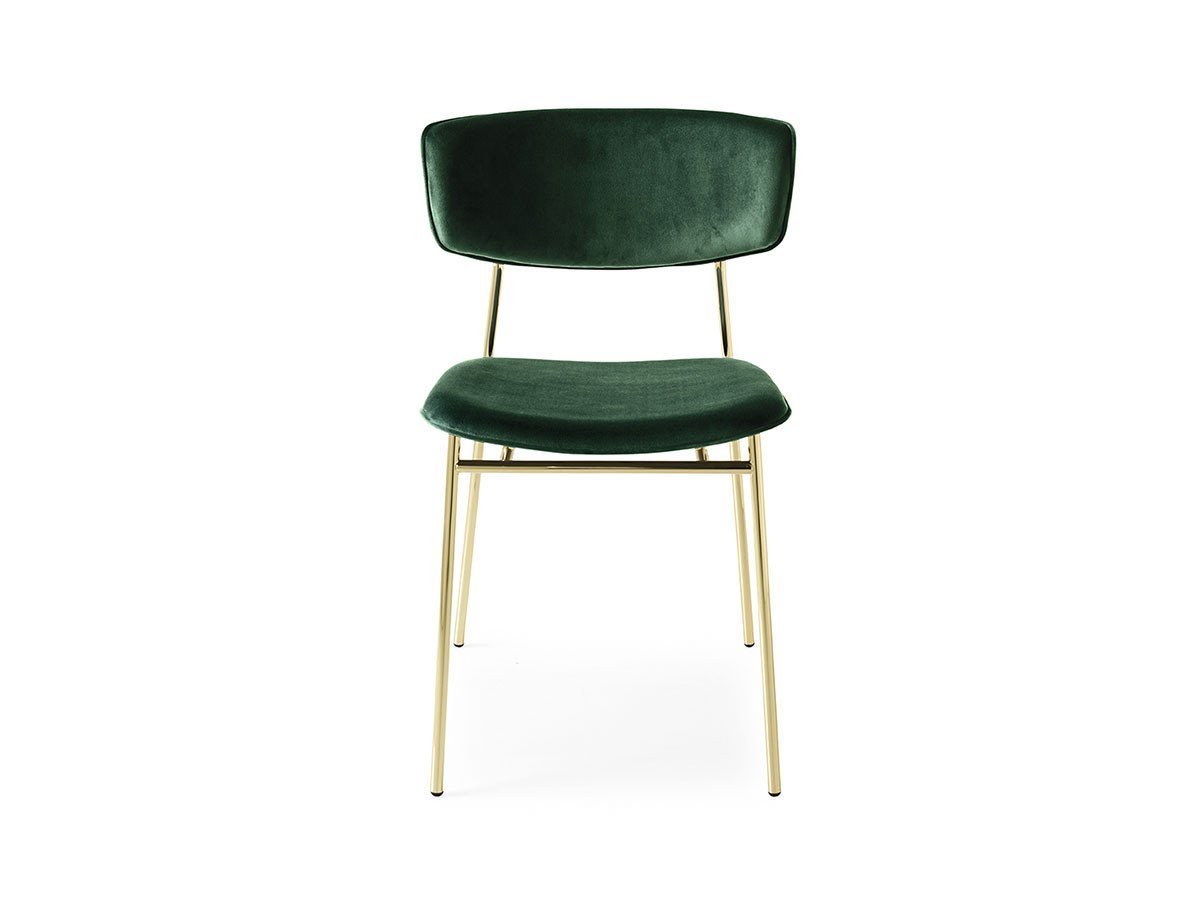 【カリガリス/Calligaris / GOODS】のFIFTIES / フィフティーズ ファブリック CS/1854 インテリア・キッズ・メンズ・レディースファッション・服の通販 founy(ファニー) 　送料無料　Free Shipping　トレンド　Trend, Trending Now　ファブリック　Fabric, Textile　フレーム　Frame, Outline　ベルベット　Velvet, Velvety　モダン　Modern, Contemporary　ホーム・キャンプ・アウトドア・お取り寄せ　Home Living / Home & Lifestyle / Camping Gear / Outdoor Camping　家具・インテリア　Home Furniture & Interior. Stylish & Functional Living Spaces　チェア・椅子　Seating & Chairs　ダイニングチェア・木製チェア　Dining Chairs　シートS0H フォレストグリーン、脚部P175 ポリッシュドブラス|ID: prp329100000003969 ipo3291000000036613365