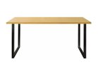 【リアルスタイル/REAL STYLE / GOODS】のMESICK dining table / ミーシック ダイニングテーブル 天板:オーク、脚部:ブラック塗装、サイズ:幅160cm|ID:prp329100000004093