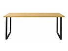 【リアルスタイル/REAL STYLE / GOODS】のMESICK dining table / ミーシック ダイニングテーブル 天板:オーク、脚部:ブラック塗装、サイズ:幅180cm|ID:prp329100000004093