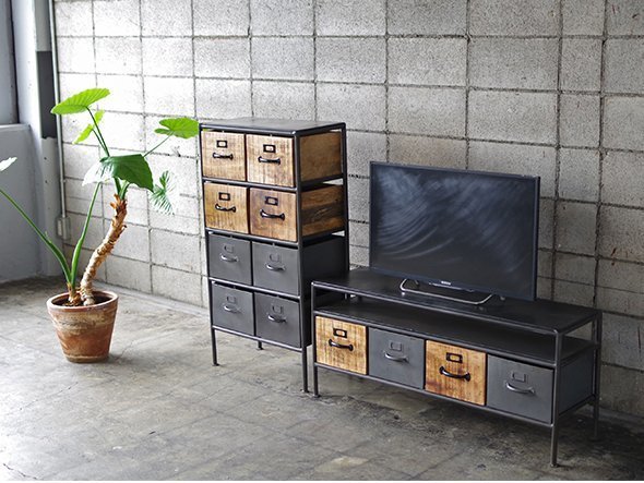 【ライフファニチャー/LIFE FURNITURE / GOODS】のIRON WOODEN DRAWER CHEST / アイアン ウッデン ドロワーチェスト 人気、トレンドファッション・服の通販 founy(ファニー) 　送料無料　Free Shipping　モザイク　Mosaic　ホーム・キャンプ・アウトドア・お取り寄せ　Home,Garden,Outdoor,Camping Gear　家具・インテリア　Furniture　収納家具・キャビネット　Storage Furniture　チェスト　Chest　other-3|ID: prp329100000004094 ipo3291000000031533731