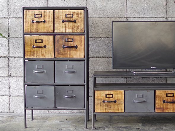 【ライフファニチャー/LIFE FURNITURE / GOODS】のIRON WOODEN DRAWER CHEST / アイアン ウッデン ドロワーチェスト 人気、トレンドファッション・服の通販 founy(ファニー) 　送料無料　Free Shipping　モザイク　Mosaic　ホーム・キャンプ・アウトドア・お取り寄せ　Home,Garden,Outdoor,Camping Gear　家具・インテリア　Furniture　収納家具・キャビネット　Storage Furniture　チェスト　Chest　other-5|ID: prp329100000004094 ipo3291000000031533735