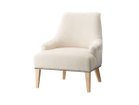【フライミー ブラン/FLYMEe Blanc / GOODS】のLOUNGE CHAIR / ラウンジチェア 鋲仕上げ n5932 張地:鋲:アンティークゴールド、脚部ナチュラル|ID: prp329100000004126 ipo3291000000036305315