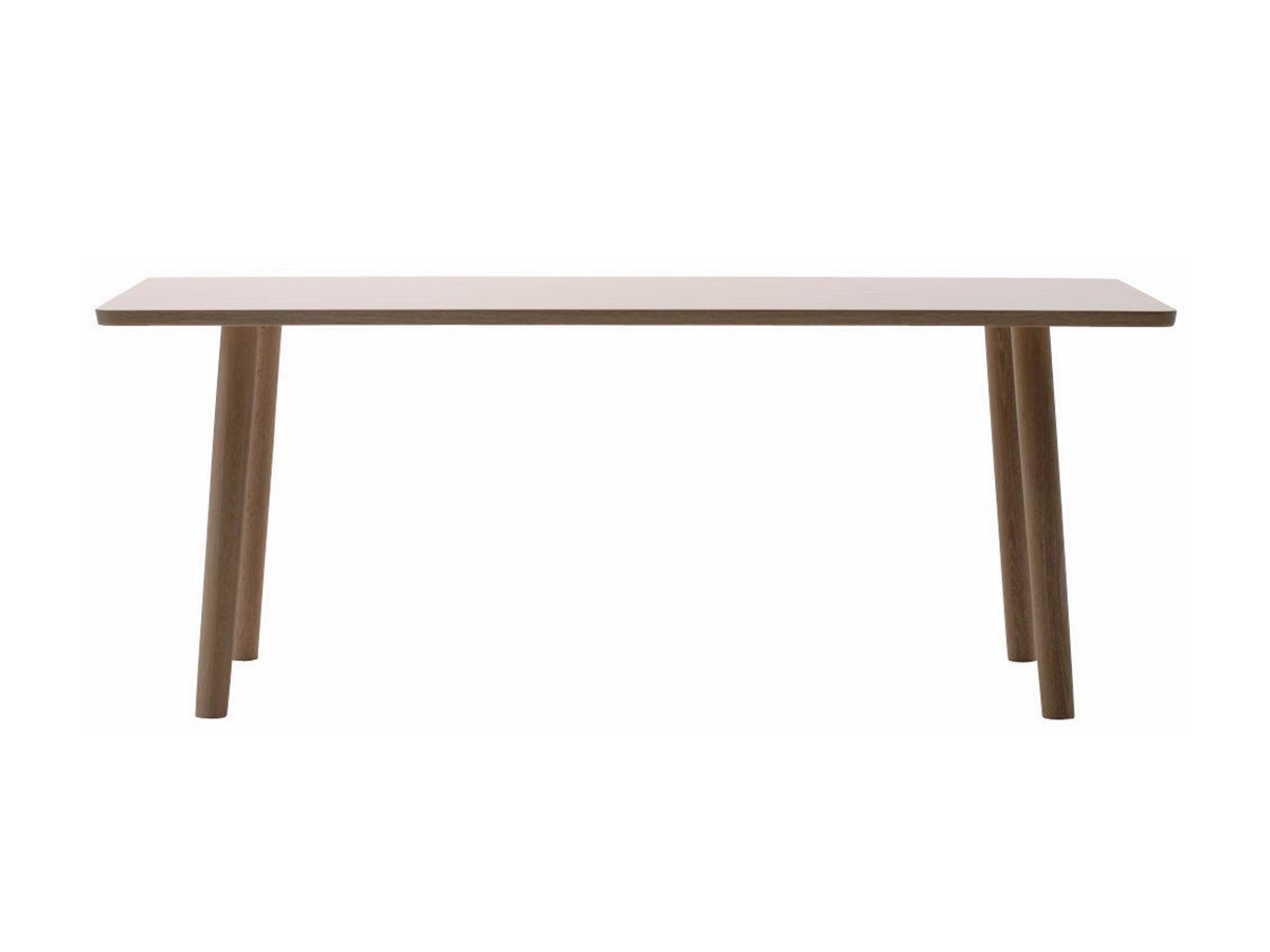 【ヒロシマ/HIROSHIMA / GOODS】のDining Table 180 / ダイニングテーブル 幅180cm(オーク) インテリア・キッズ・メンズ・レディースファッション・服の通販 founy(ファニー) 　シンプル　Simple　テーブル　Table　フォルム　Form　ホーム・キャンプ・アウトドア・お取り寄せ　Home,Garden,Outdoor,Camping Gear　家具・インテリア　Home Furniture & Interior. Stylish & Functional Living Spaces　テーブル　Table　ダイニングテーブル　Dining Table　ウッド:ホワイトオーク NL-0(ウレタン樹脂塗装 / ナチュラルホワイト)|ID: prp329100000004156 ipo3291000000032365015