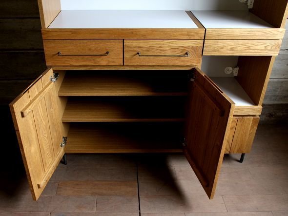 【アデペシュ/a.depeche】のcadeal kitchen board 1200 / カデル キッチンボード 1200 インテリア・キッズ・メンズ・レディースファッション・服の通販 founy(ファウニー) 　フレーム　Frame, Outline　ホーム・キャンプ・アウトドア・お取り寄せ　Home Living / Home & Lifestyle / Camping Gear / Outdoor Camping　キッチン・ダイニング　Kitchen & Dining Essentials. Stylish & Functional Tableware　キッチン収納　Kitchen Storage　キッチン収納・食器棚・レンジ台　Kitchen Cabinet　ホーム・キャンプ・アウトドア・お取り寄せ　Home Living / Home & Lifestyle / Camping Gear / Outdoor Camping　キッチン・ダイニング　Kitchen & Dining Essentials. Stylish & Functional Tableware　キッチン家電・キッチン用品　Kitchen Appliances & Tools　マグカップ・カップ&ソーサー・陶器食器　Mugs / Cups and Saucers / Ceramic Drinkware　開き戸内の棚は可動式です。|ID: prp329100000004194 ipo3291000000037071390