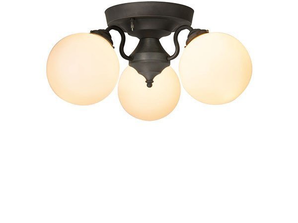 【フライミーパーラー/FLYMEe Parlor / GOODS】のCeiling Lamp / シーリングランプ 3灯 #14607 インテリア・キッズ・メンズ・レディースファッション・服の通販 founy(ファニー) 　送料無料　Free Shipping　ガラス　Glass, Glassware　クラシカル　Classical, Vintage-Inspired　ホーム・キャンプ・アウトドア・お取り寄せ　Home Living / Home & Lifestyle / Camping Gear / Outdoor Camping　家具・インテリア　Home Furniture & Interior. Stylish & Functional Living Spaces　ライト・照明　Lamps & Lighting Fixtures　シーリングライト・天井照明　Ceiling Light / Flush Mount Light　ホワイト|ID: prp329100000004273 ipo3291000000030227408