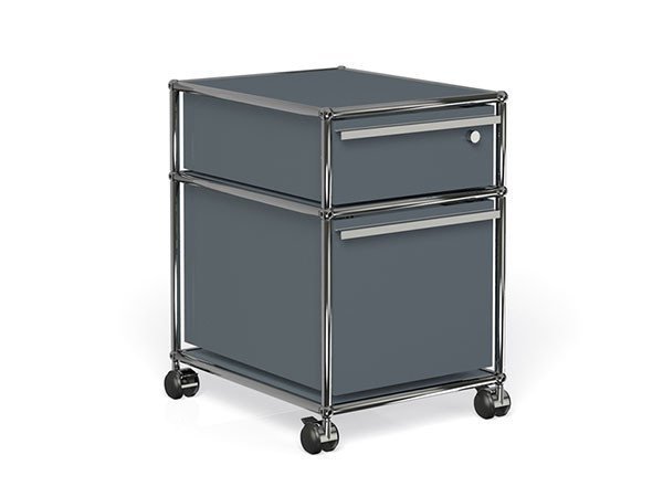【ユーエスエム/USM / GOODS】のUSM Haller Wagon / USMハラー ワゴン(鍵付き) W / D / H:418 / 523 / 605mm A6サイズドロワー × 1、A4サイズドロワー × 1 インテリア・キッズ・メンズ・レディースファッション・服の通販 founy(ファニー) コレクション Collection, Seasonal Line シンプル Simple, Minimal ステーショナリー Stationery, Office Supplies デスク Desk, Work Desk ニューヨーク New York, NYC Style ホーム・キャンプ・アウトドア・お取り寄せ Home Living / Home & Lifestyle / Camping Gear / Outdoor Camping 家具・インテリア Home Furniture & Interior. Stylish & Functional Living Spaces 収納家具・キャビネット Storage Furniture チェストワゴン・移動式収納 Mobile Wagon ミッドグレー(海外取り寄せ)|ID: prp329100000004293 ipo3291000000036858750