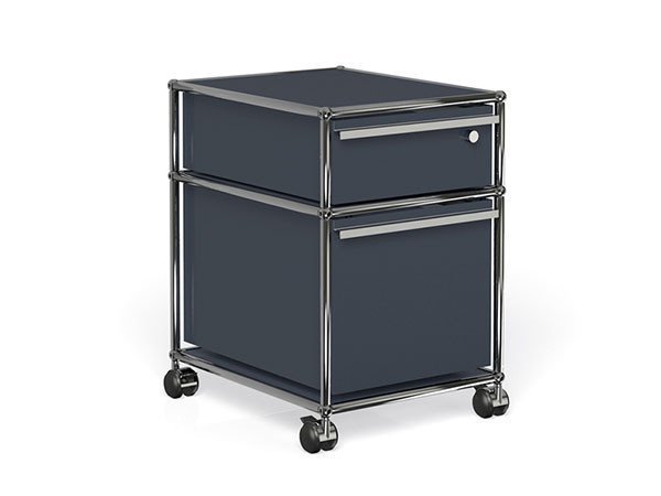 【ユーエスエム/USM / GOODS】のUSM Haller Wagon / USMハラー ワゴン(鍵付き) W / D / H:418 / 523 / 605mm A6サイズドロワー × 1、A4サイズドロワー × 1 インテリア・キッズ・メンズ・レディースファッション・服の通販 founy(ファニー) コレクション Collection, Seasonal Line シンプル Simple, Minimal ステーショナリー Stationery, Office Supplies デスク Desk, Work Desk ニューヨーク New York, NYC Style ホーム・キャンプ・アウトドア・お取り寄せ Home Living / Home & Lifestyle / Camping Gear / Outdoor Camping 家具・インテリア Home Furniture & Interior. Stylish & Functional Living Spaces 収納家具・キャビネット Storage Furniture チェストワゴン・移動式収納 Mobile Wagon アントラサイト(海外取り寄せ)|ID: prp329100000004293 ipo3291000000036858751